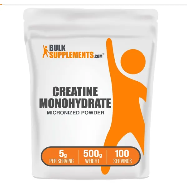 BulkSupplements Creatina monohidratada Sin sabor